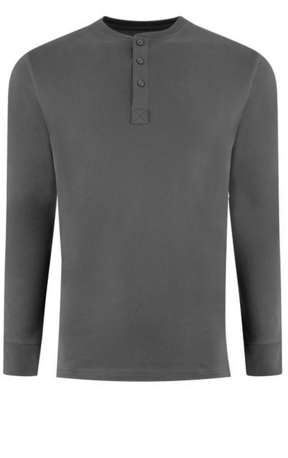 Luxury Long Sleeves Henley Pima Cotton Mens Tshirt in Grey (Softer than ever)

Georg Roth is proud to feature his love of t-shirts. 
The World’s Greatest
T-Shirt
Made of natural materials
Our guarantee:
100% Supercombined Pima Cotton / Organic
Wash UP TO 60 DEGREES Celcius 
Zero percent shrinkage, dryer proof
Maximum maturity of elasticity & shape
Ecological dyes of supreme quality & free of chemicals
