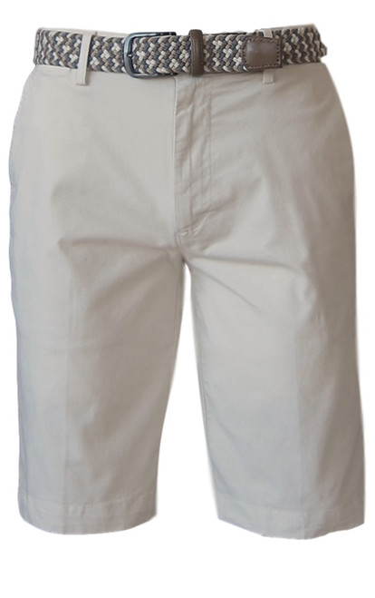 We call it the perfect timing .... Our Georg Roth Mens shorts have been developed and in the works for the last year. Getting it right is our first priority. 

A Peruvian cotton with just enough stretch makes this super comfortable and stylish. Our chino flat front with 2 side pockets and a front coin pocket will take you to work or casual anytime, anywhere. (Belt sold separately https://georgrothlosangeles.com/mens-belts-1/) 

Love the look with a Shirt open and a Tee (of course sleeves rolled) or a Polo or Tee. Pair it with our stretch braided belt and feel great all day into evening.
SAND BEIGE
Machine wash cold, light tumble dry or lay flat to dry
97% Cotton 3% Lycra
Fit & Size
Sizing  - True to size
Inseam: 11" 