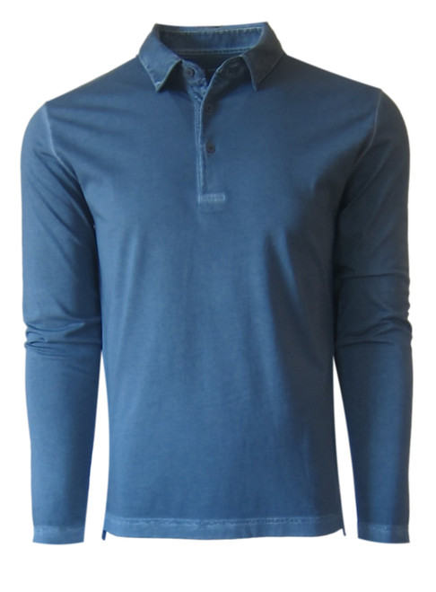 If you are familiar with our Luxe Pima than you can imagine how special and stunning our Long Sleeve fashion polo is. A special Garment Dyed wash in Capri Blue pullover 3 button with collar is perfect for dress up or casual. Works great with a jacket and feels like a million with our soft buttery feel. Wash and dry without any shrinkage or twisting seams. Our pima is the finest in the industry and we guarantee it!
For a more relaxed look, please size up
100% PIMA COTTON
