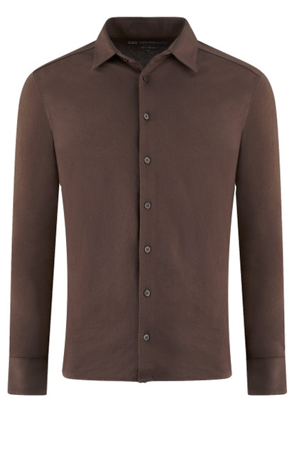 Rich & Sophisticated denotes our Luxury Pima button up shirt in a warm chocolate. Soft buttery feel for comfort and styled for dress or casual. Wash and dry without any shrinkage or twisted seams.
100% Pima Cotton