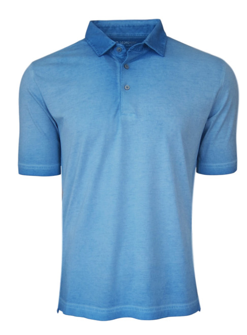 So super soft and feel good is our Limited Edition Garment Dyed Polo.

A warm shade of Blue Lagoon is vivid and rich, looks fabulous with denim, khakis, or whites. Special treatment and chemical free.

Hand or machine was cold, lay flat to dry and go!
Slightly tapered.

For a comfort fit we recommend sizing up.
100% PIMA COTTON
