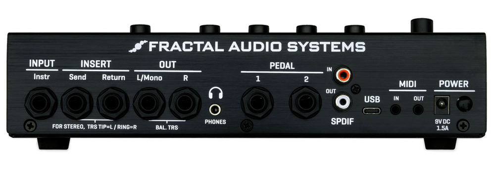 Fractal Audio Systems AM4 Amp Modeller - Rear
