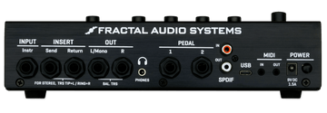 Fractal Audio Systems AM4 Amp Modeller - Rear