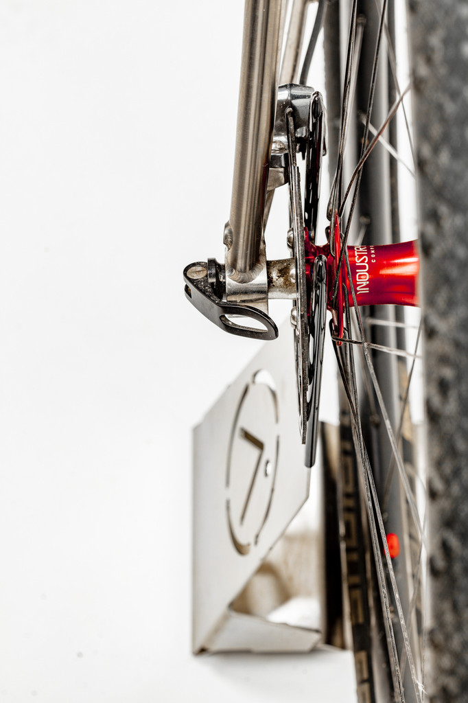 metal bike display stand