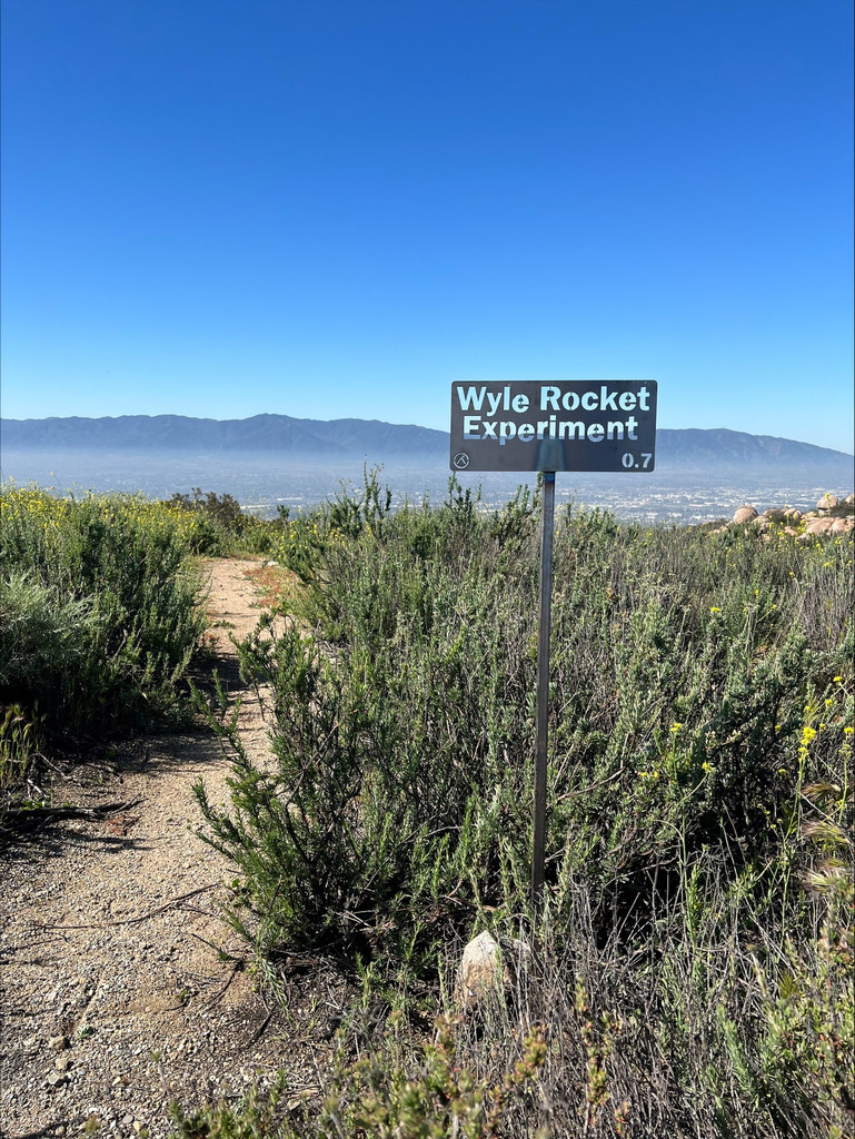 Custom MTB Trail Signs for sweet backyard trails installed by Jason Cochran in Norco, CA
