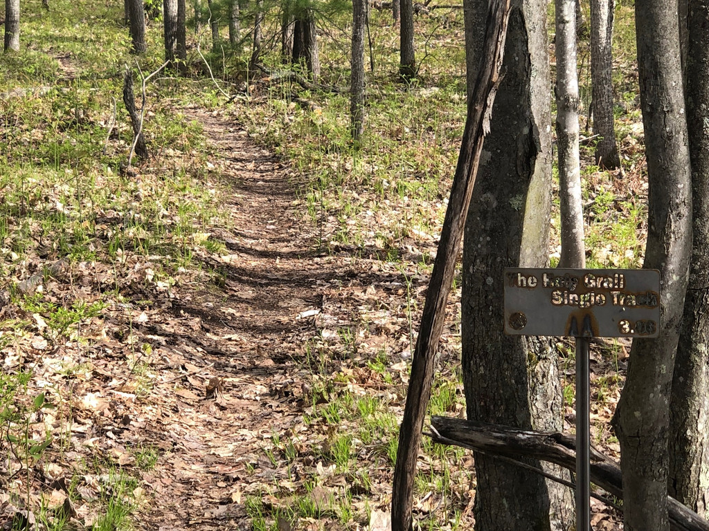 Mountain Bike Trail Sign