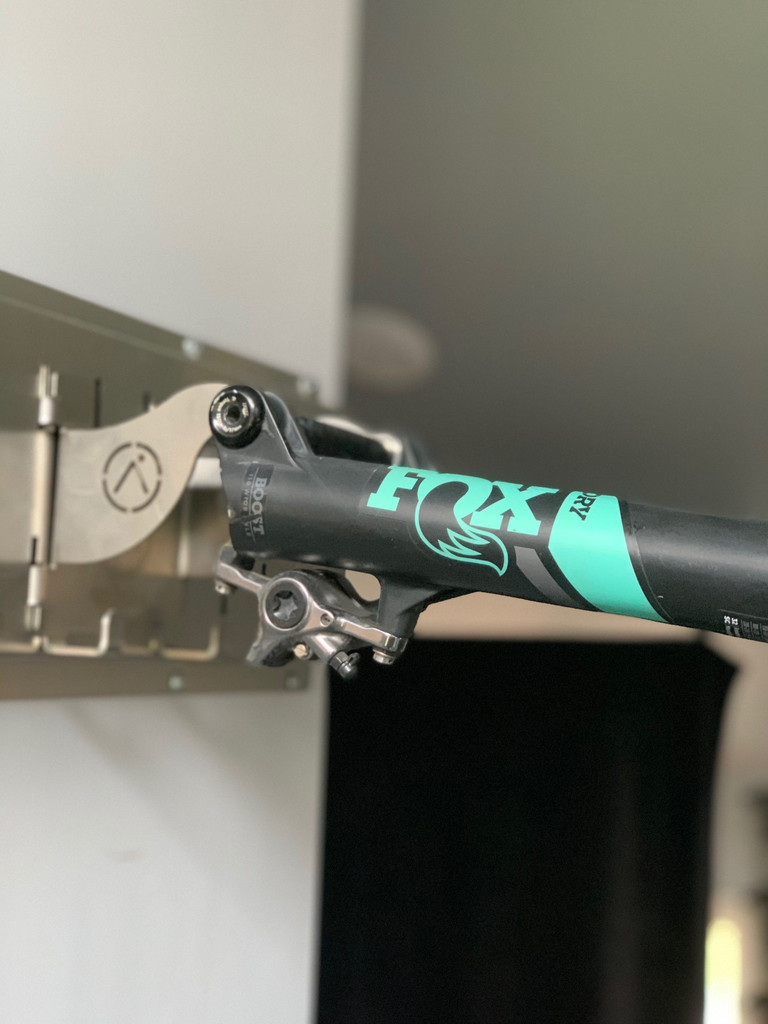 Fork Mount Storage BOOST Fork Mount Bike Hanger up.bike