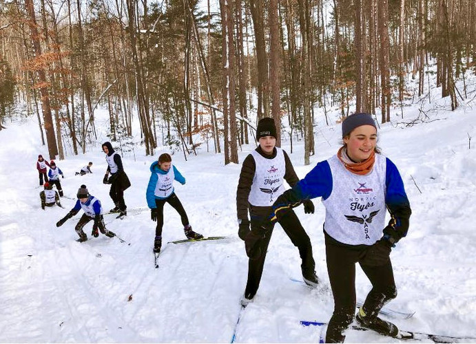  Vasa Ski Club's Nordic Flyers Grow Youth Skiing