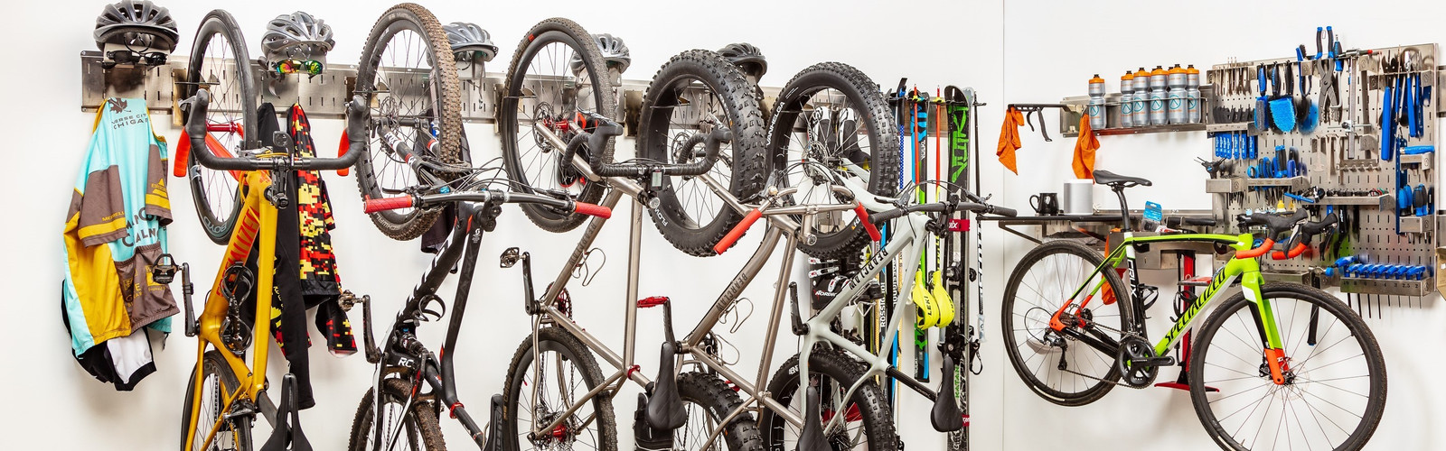 Bike sales equipment storage