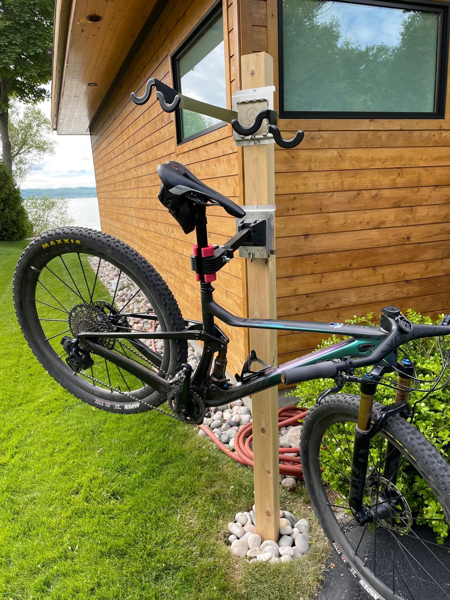 mountain bike wash stand