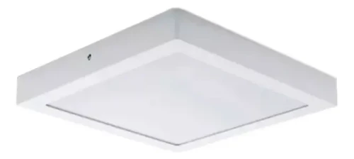 Panel LED Aplicar Cuadrado 12w Luz Neutra 4000k Multivoltaje Werke By Signify - Pack x10