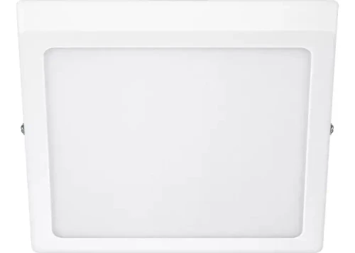 Panel LED Aplicar Cuadrado 18w Luz Cálida 3000k Multivoltaje Werke By Signify - Pack x6