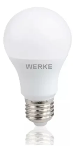 Lámpara LED Bulbo 10w Luz Fría 6400k E27 Werke - Pack x10