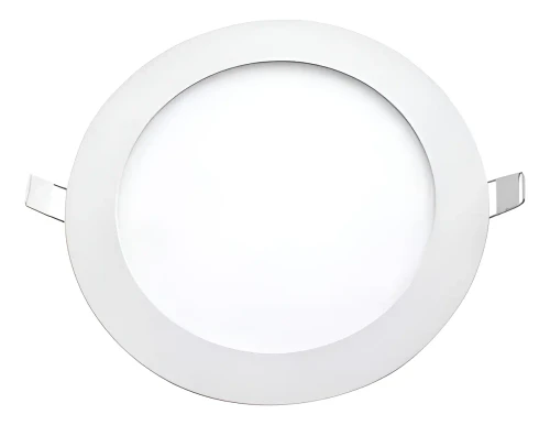 Panel LED Embutir Redondo 12w Luz Fría 6500k Multivoltaje Werke By Signify - Pack x10