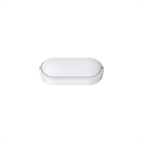 Tortuga LED Exterior 18w con Fotosensor Blanca Ovalada Fría Werke
