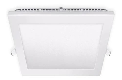 Panel LED 12w Embutir Cuadrado Fría Werke - Pack x4