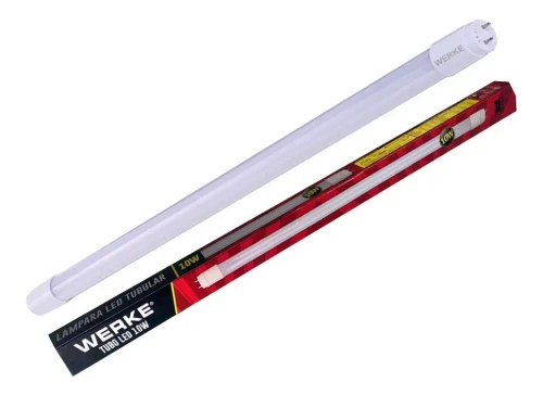 Tubo LED T8 10w Luz Fría 6400k Werke - Pack x5