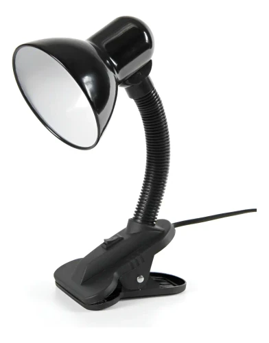 Velador con Pinza LED Negro Werke