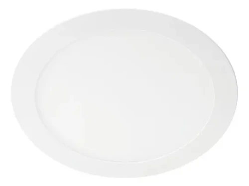 Panel LED Embutir Redondo 18w Luz Fría 6500k Multivoltaje Werke By Signify - Pack x6