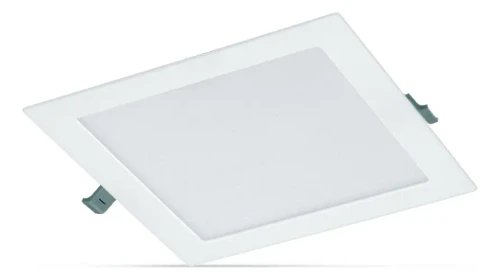 Panel LED Embutir Cuadrado 24w Luz Neutra 4000k Multivoltaje Werke By Signify - Pack x6