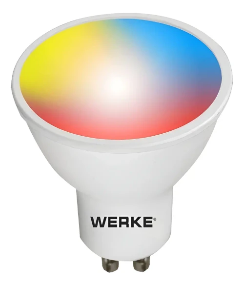 Lámpara LED Smart RGB Wifi GU10 5w Werke