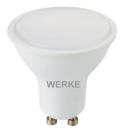Lámpara LED GU10 7w Luz Fría 6400k Werke - Pack x10