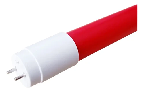 Tubo LED T8 18w Rojo 120cm Werke - Pack x5