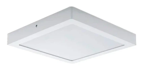 Panel LED Aplicar Cuadrado 12w Luz Cálida 3100k Werke - Pack x4