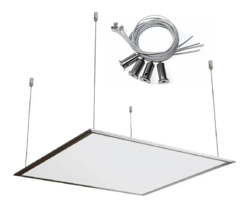 Panel LED 60x60 cm 48w de Embutir con Fijaciones Color Blanco Luz Cálida Werke - Pack x6