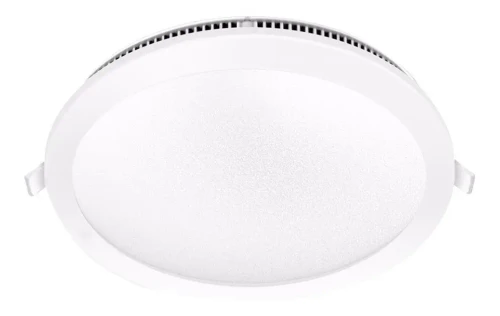 Panel LED Embutir Redondo 18w Luz Fría 6400k Werke - Pack x4
