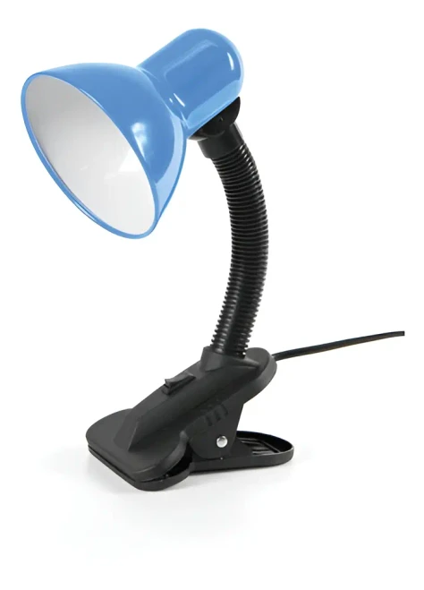 Velador con Pinza LED Azul Werke
