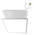Panel LED 60x60 48w Luz Fría 4100k Back Light Werke - Pack x6