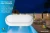 Tortuga LED Exterior Ovalado 15w Luz Fría 6400k Werke - Pack x2