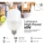 Lamparas LED Galponera 60w E40 - High Power Tipo T Werke - Pack x4