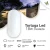 Tortuga LED Exterior 18w con Fotosensor Blanca Ovalada Fría Werke
