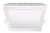 Panel LED 12w Embutir Cuadrado Fría Werke - Pack x4