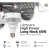 Lámpara LED Alta Potencia 60w Luz Fría 6400k E40 Long Neck Werke - Pack x2
