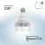 Lámpara LED Alta Potencia 60w Luz Fría 6400k E40 Long Neck Werke - Pack x2