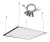 Panel LED 60x60 cm 48w de Embutir con Fijaciones Color Blanco Luz Cálida Werke - Pack x6