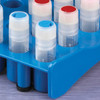 Close up of the rack for CryoCLEAR vials.