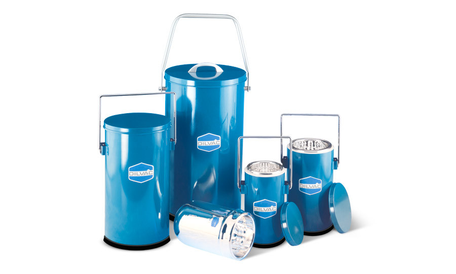 DILVAC Dewars - Blue Enameled Case With Lid and Handle | From $434.97
