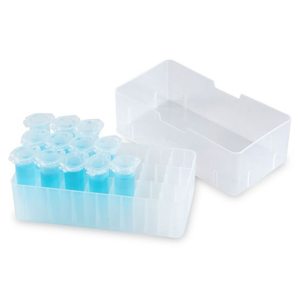 Freezer Box for 5.0mL Microcentrifuge Tubes, 21-place (7 x 3 format), with Lid.