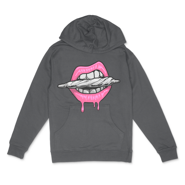 lip drip hoodie