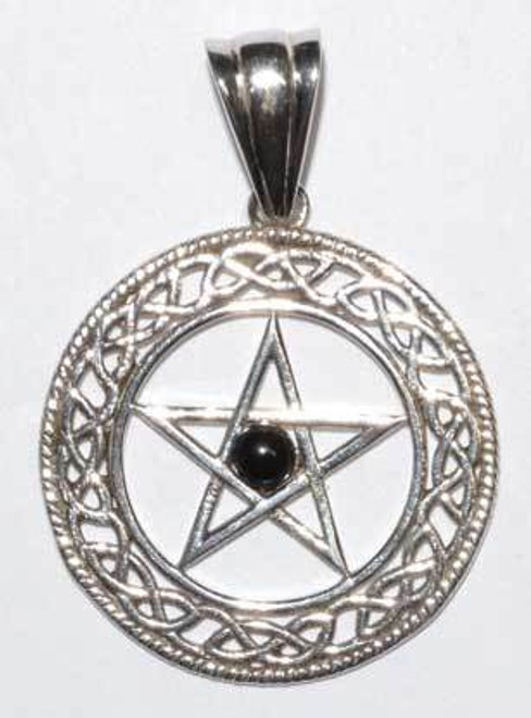 Pentacle black obsidian pendant Pentacle black obsidian pendant