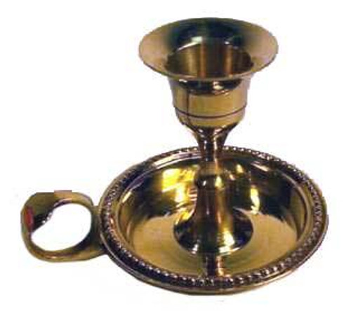 Brass Chamberstick Taper candle holder