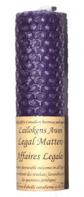 4 1/4 Legal Matters Lailokens Awen candle