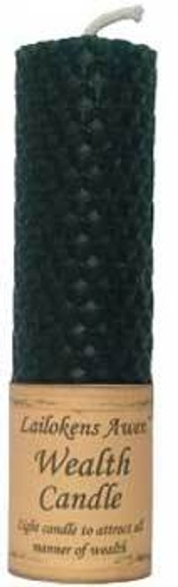 4 1/4 Wealth Lailokens Awen candle 4 1/4 Wealth Lailokens Awen candle