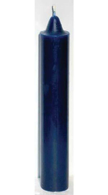 9 Blue pillar candles