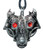 Viking Wolf Head amulet