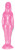 7 1/4in. Pink Woman candle